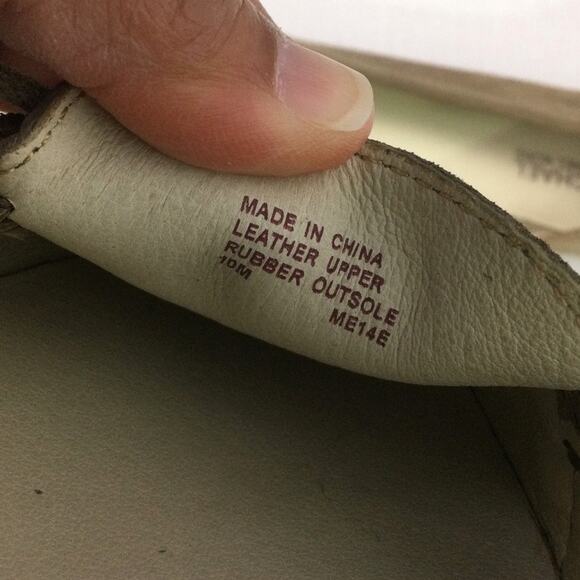 Michael Michael Kors Almond Toe Buckle Suede Preppy Minimalist Tan Loafer 10M - Picture 13 of 13